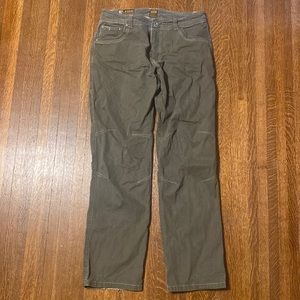 Kuhl Revolvr Pants 34 X 34 gray olive hiking pants GUC
